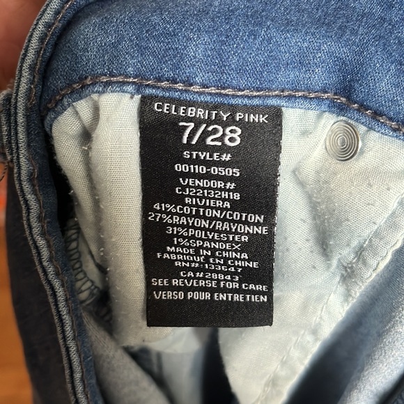 Celebrity Pink Midrise Skinny Jeans - Picture 5 of 5